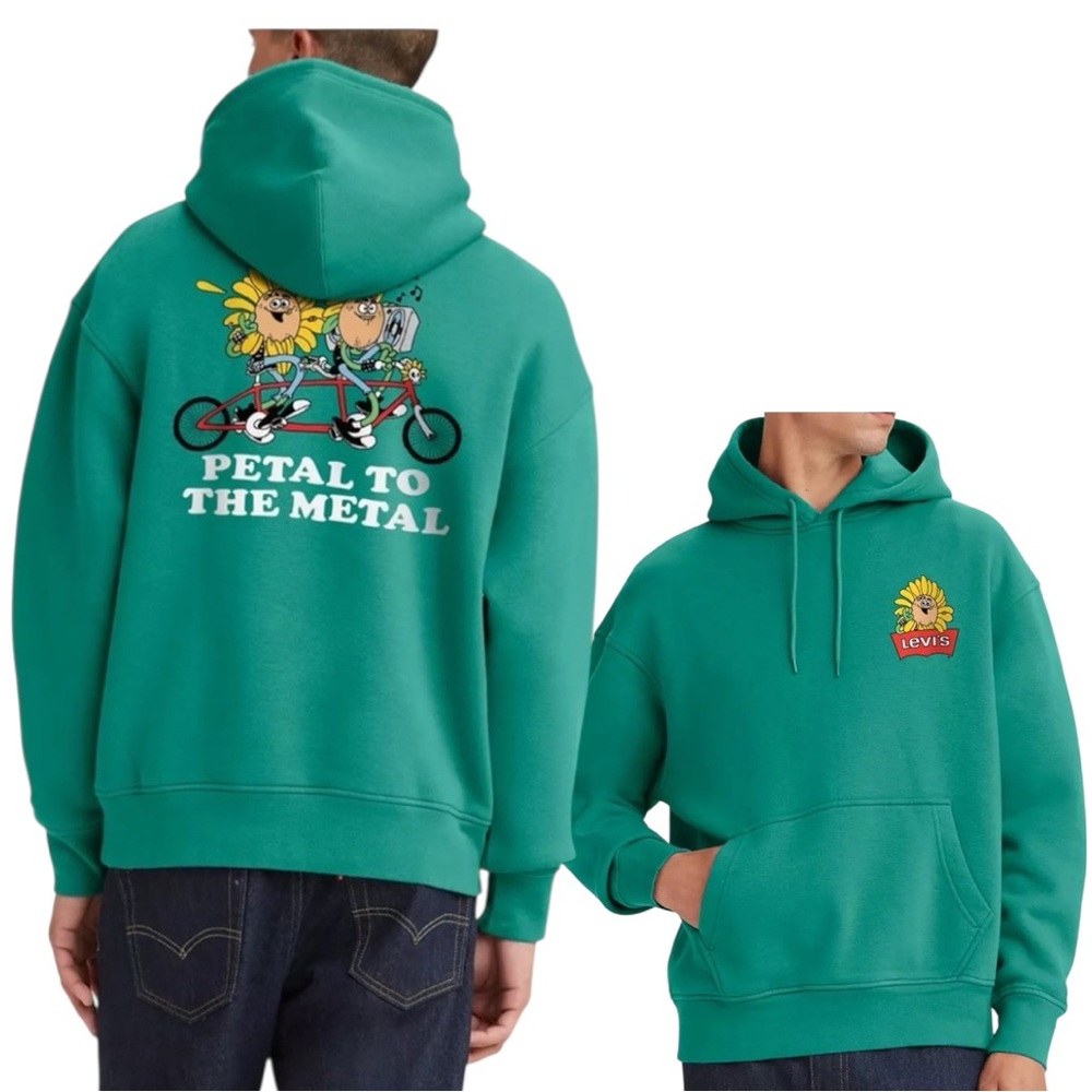 LEVIS pullover hoodie sweatshirt LARGE